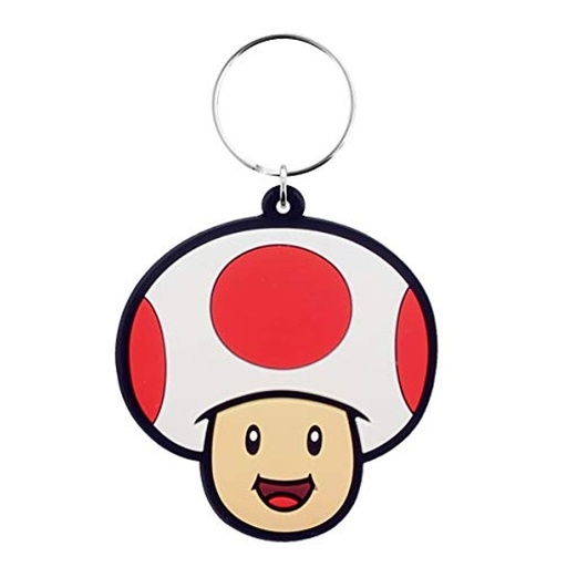 [MGS0000011604] Super Mario (Toad) Pvc Keychain.